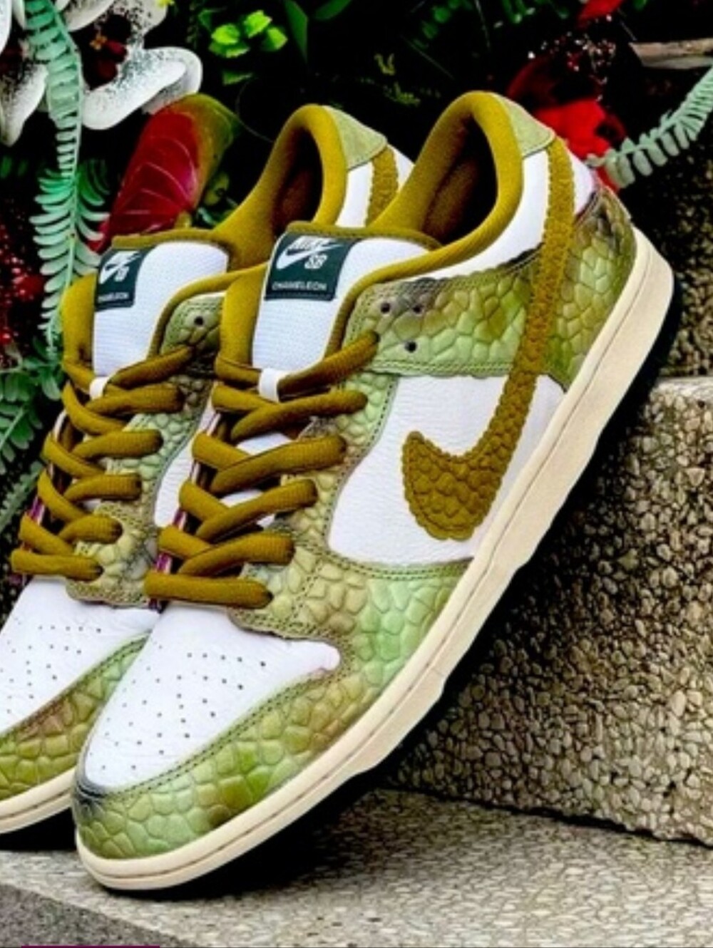 NIKE SB DUNK LOW CHAMELEON Sneaker,  Size 5.5YM